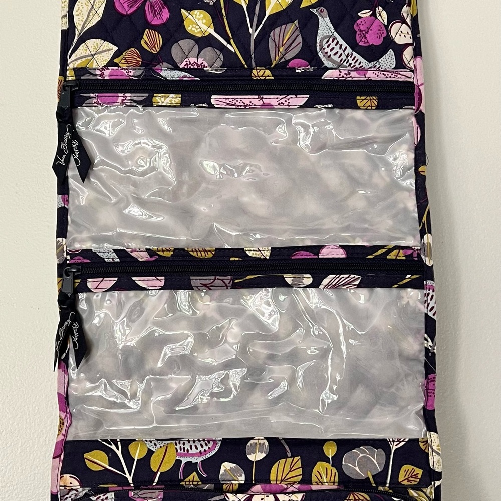 Vera Bradley Floral Nightingale Pattern Quilted Hanging Travel Organizer - Picture 13 of 14